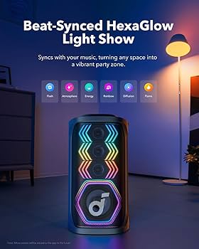 Soundcore Rave 3 Al Karaoke Speaker with 2 Wireless